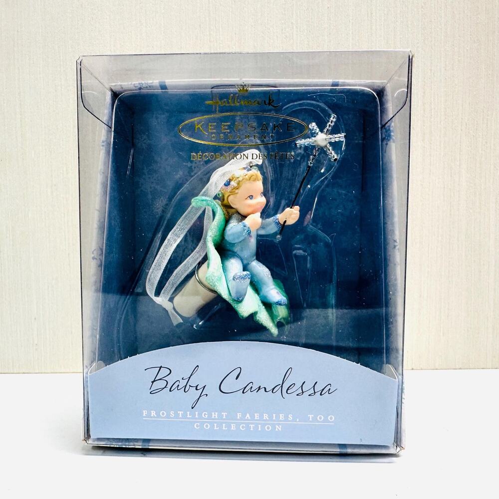 Vintage Hallmark Keepsake Baby Candessa Ornament Frostlight Faeries Haddix AS IS